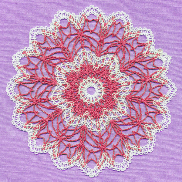 Floral Doily (Battenburg Lace)