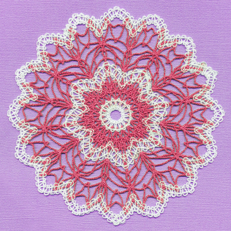Floral Doily (Battenburg Lace)