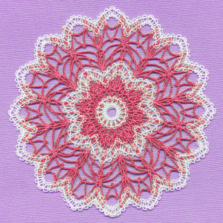 Floral Doily (Battenburg Lace)
