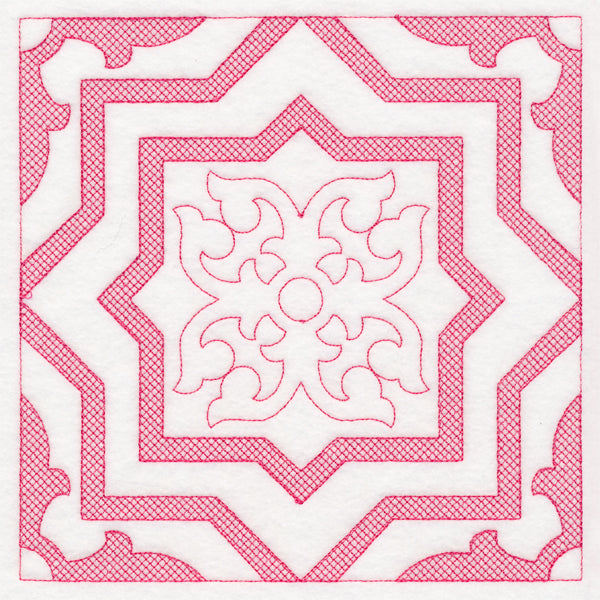 Moroccan Magic - Star Flourish (Trapunto)