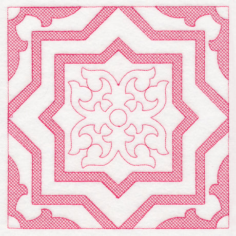 Moroccan Magic - Star Flourish (Trapunto)