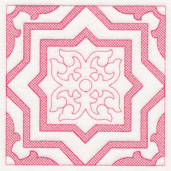 Moroccan Magic - Star Flourish (Trapunto)