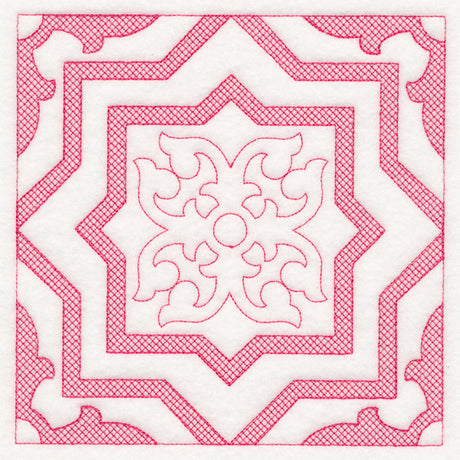 Moroccan Magic - Star Flourish (Trapunto)