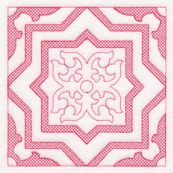 Moroccan Magic - Star Flourish (Trapunto)