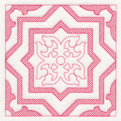 Moroccan Magic - Star Flourish (Trapunto)