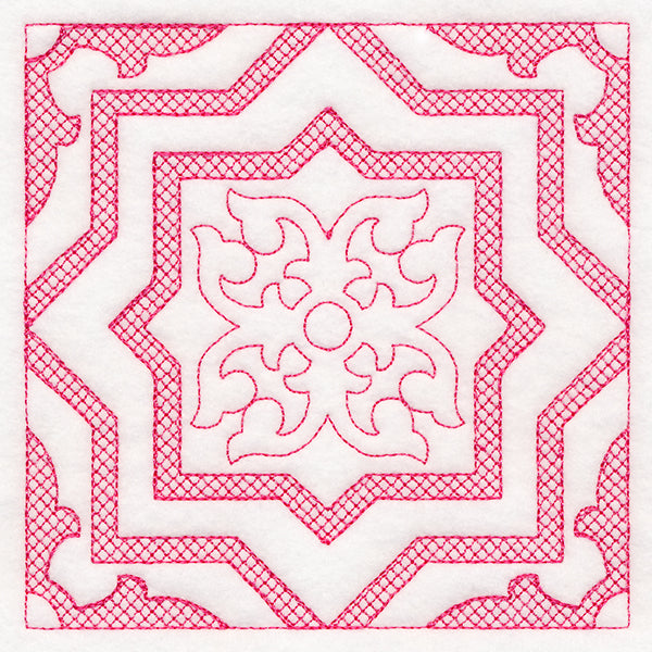 Moroccan Magic - Star Flourish (Trapunto)