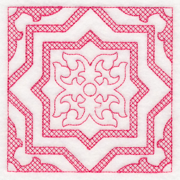 Moroccan Magic - Star Flourish (Trapunto)