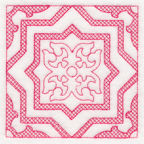 Moroccan Magic - Star Flourish (Trapunto)