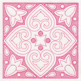 Moroccan Magic - Textured Heart (Trapunto)