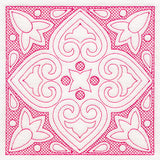 Moroccan Magic - Textured Heart (Trapunto)