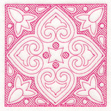 Moroccan Magic - Textured Heart (Trapunto)