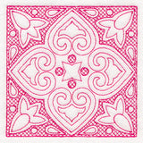 Moroccan Magic - Textured Heart (Trapunto)