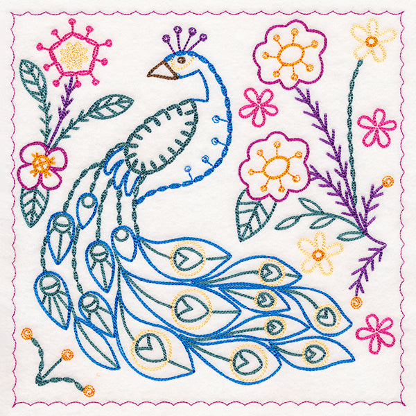 Bright Bazaar - Peacock (Vintage)