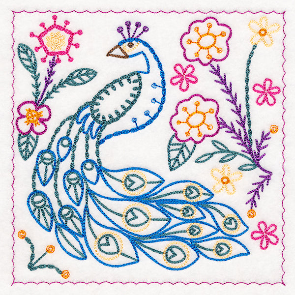 Bright Bazaar - Peacock (Vintage)