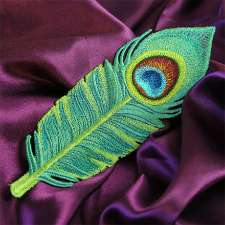 Exquisite Peacock Feather (In-the-Hoop)
