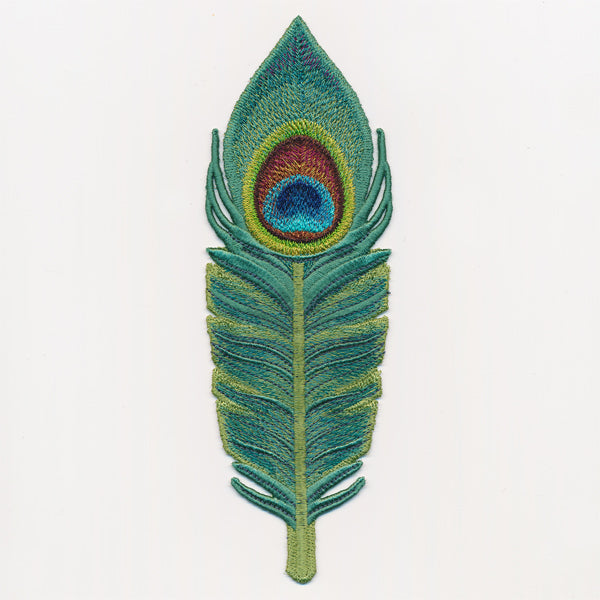 Exquisite Peacock Feather (In-the-Hoop)