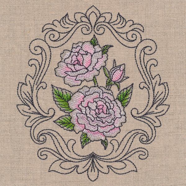 Baroque Blooms Cameo - Madame Alfred Carriere Rose