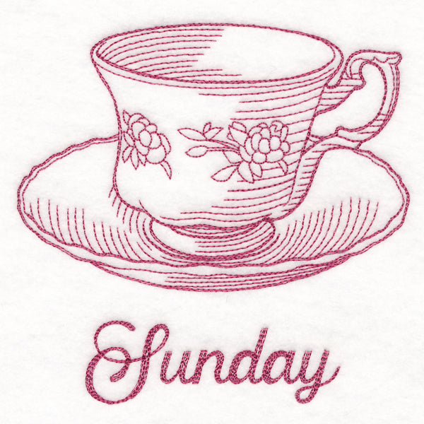 Radiant Garden Teacup - Sunday