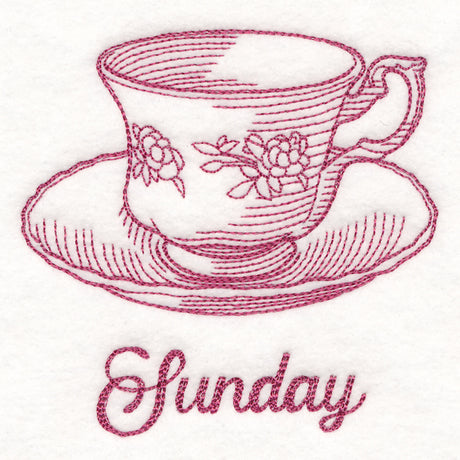 Radiant Garden Teacup - Sunday