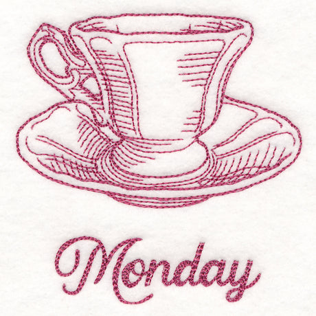 Radiant Garden Teacup - Monday