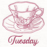 Radiant Garden Teacup - Tuesday