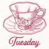 Radiant Garden Teacup - Tuesday