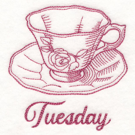 Radiant Garden Teacup - Tuesday