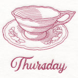 Radiant Garden Teacup - Thursday