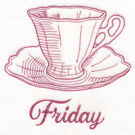 Radiant Garden Teacup - Friday