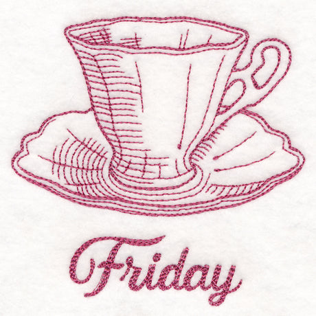 Radiant Garden Teacup - Friday