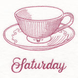 Radiant Garden Teacup - Saturday