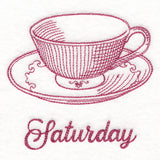 Radiant Garden Teacup - Saturday