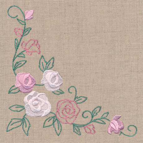 Delicate Rose Corner