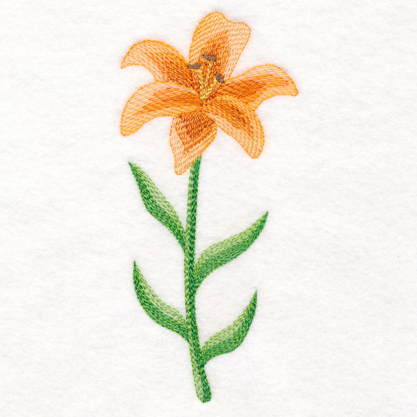 Lively Lily in Watercolor