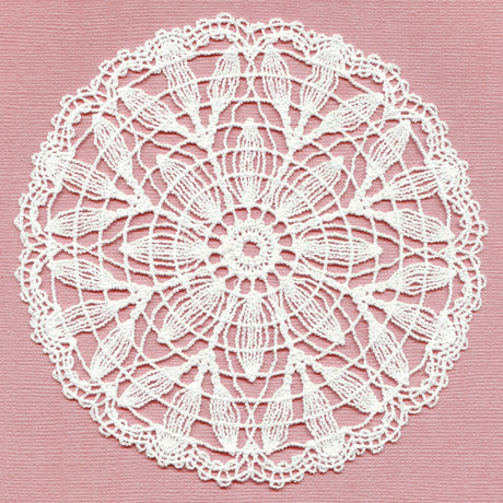 Petal Bouquet Doily (Battenburg Lace)