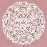 Lotus Bouquet Doily (Battenburg Lace)