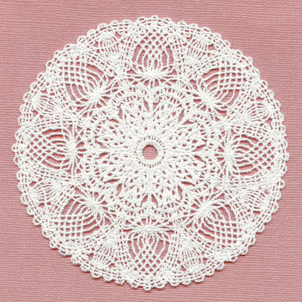 Lotus Bouquet Doily (Battenburg Lace)