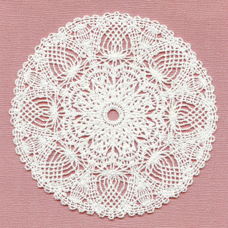 Lotus Bouquet Doily (Battenburg Lace)