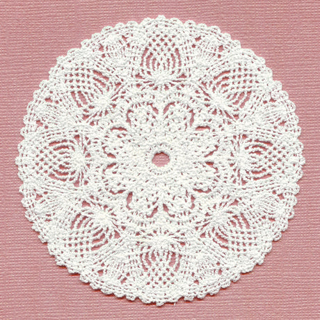 Lotus Bouquet Doily (Battenburg Lace)