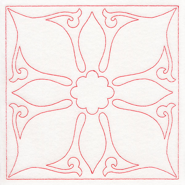 Cheery Christmas Quilting - Poinsettia (Double Run)