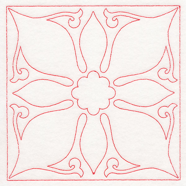 Cheery Christmas Quilting - Poinsettia (Double Run)