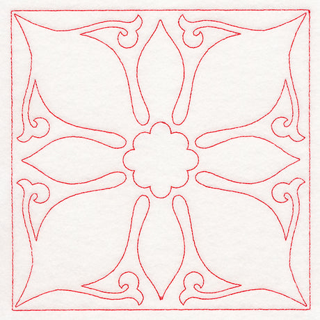 Cheery Christmas Quilting - Poinsettia (Double Run)