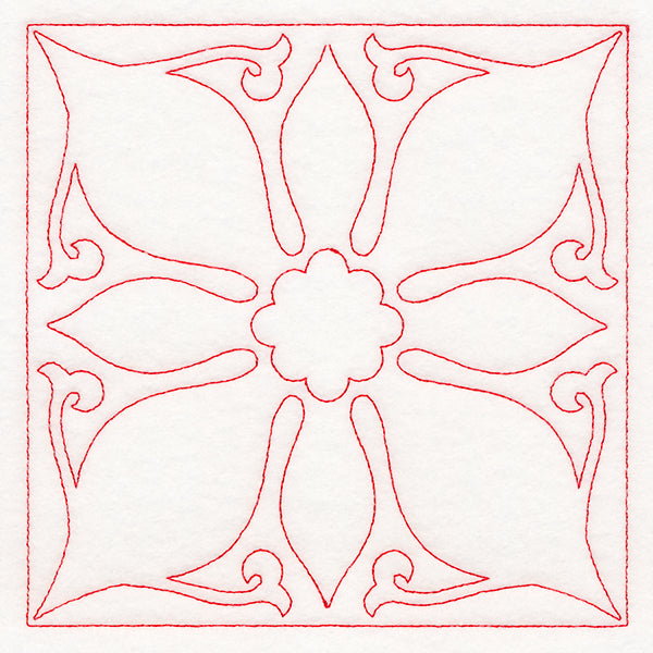 Cheery Christmas Quilting - Poinsettia (Double Run)