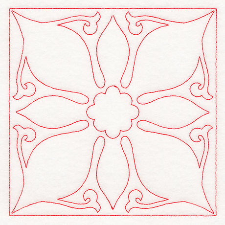 Cheery Christmas Quilting - Poinsettia (Double Run)