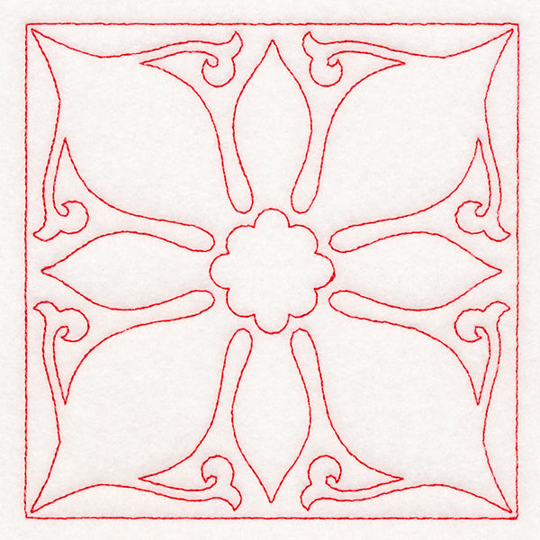 Cheery Christmas Quilting - Poinsettia (Double Run)