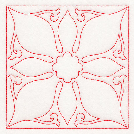 Cheery Christmas Quilting - Poinsettia (Double Run)