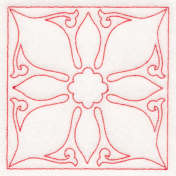 Cheery Christmas Quilting - Poinsettia (Double Run)