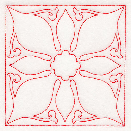 Cheery Christmas Quilting - Poinsettia (Double Run)