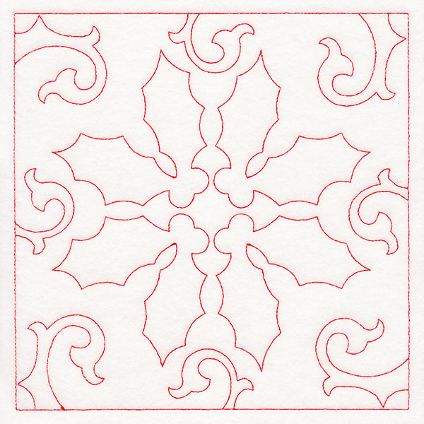 Cheery Christmas Quilting - Holly (Double Run)