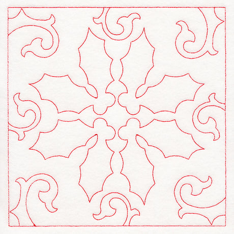 Cheery Christmas Quilting - Holly (Double Run)